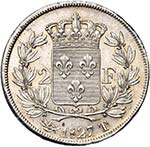 FRANCE, Charles X (1824-1830), AR 2 francs, ... 