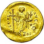Justinien Ier (527-565), AV solidus, ... 