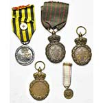 FRANCE, lot de 4 décorations : médaille ... 