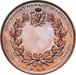 IRLANDE, AE médaille, 1865, Geefs. ... 
