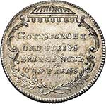 SUISSE, BERNE, AR médaille, 1734. Prix ... 