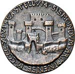 ITALIE, AE médaille, 1446, Matteo de ... 