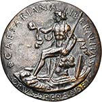 ITALIE, AE médaille, s.d. (1462 ?), ... 