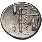 MESIE, CALLATIS, AR drachme, 3e-2e s. av. ... 