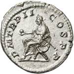 MACRIN (217-218), AR denier, 218, Rome. D/ ... 