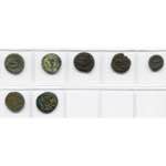 AE lot de 7 bronzes (AE3): Valentinien Ier, ... 