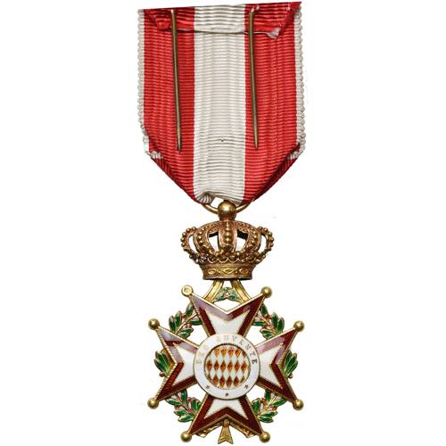 MONACO, Ordre de Saint-Charles, croix de ... 