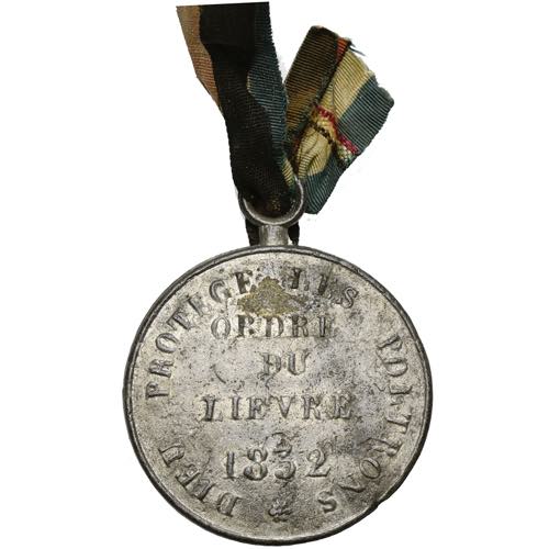 BELGIQUE, médaille de lOrdre du Lièvre, ... 