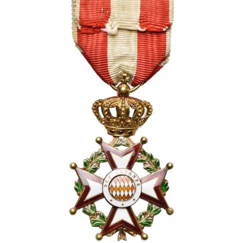 MONACO, Ordre de Saint-Charles, croix ... 