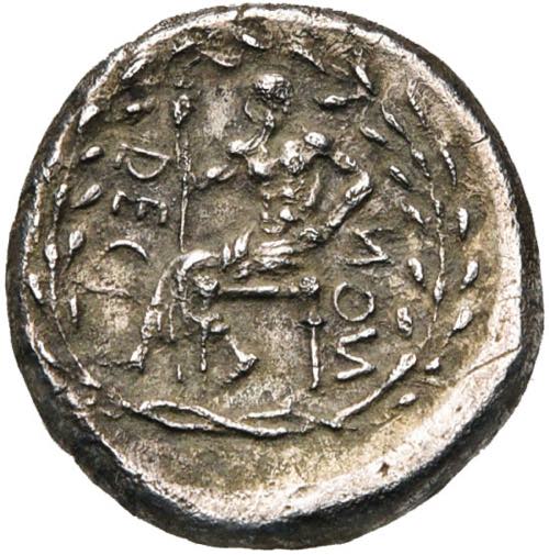 BRUTTIUM, RHEGION, drachme, 466-415 av. ... 