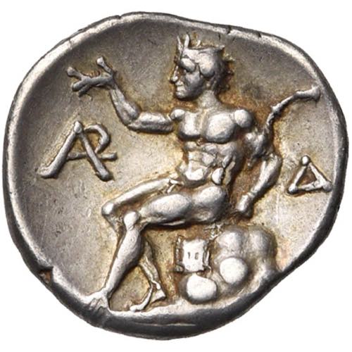 ARCADIE, MEGALOPOLIS, AR drachme, 320-275 ... 