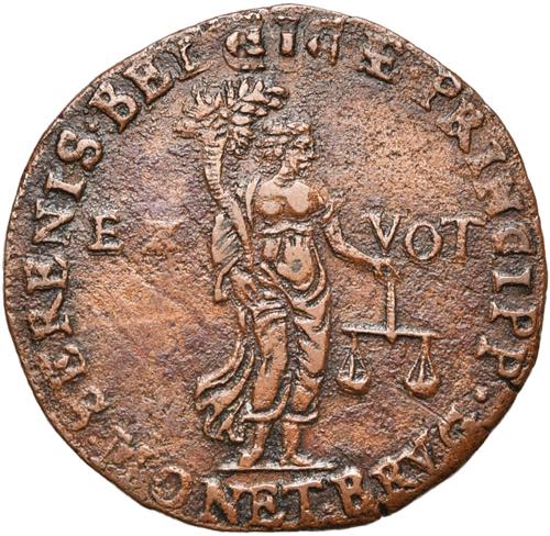 PAYS-BAS MERIDIONAUX, Cu jeton, 1612, ... 