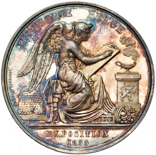 BELGIQUE, AR médaille, 1835, Jouvenel. ... 