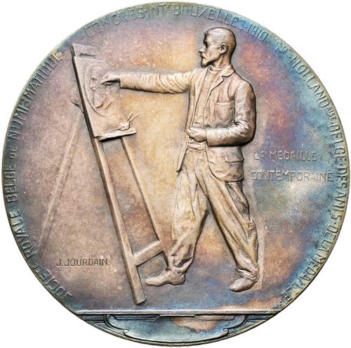 BELGIQUE, AR médaille, 1910, Jourdain. ... 