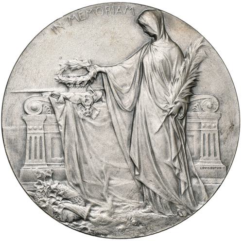 BELGIQUE, AR médaille, 1905, Dupuis. Mort ... 