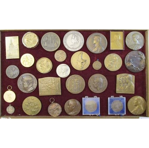 BELGIQUE, lot de 29 médailles, dont: 1905, ... 