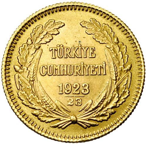 TURKEY, Republic (1923-), AV 100 kurush, ... 