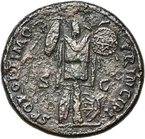 TRAJAN (98-117), AE dupondius, 104-111, ... 