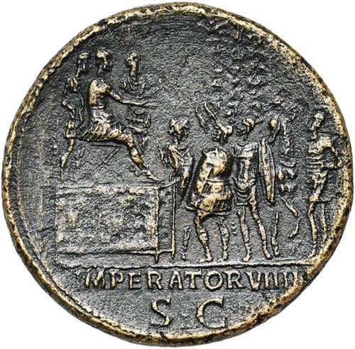 TRAJAN (98-117), AE sesterce, 115-116, Rome. ... 