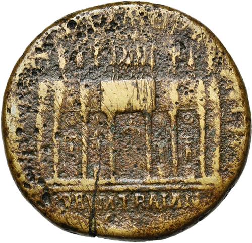 TRAJAN (98-117), AE sesterce, 112-115, Rome. ... 