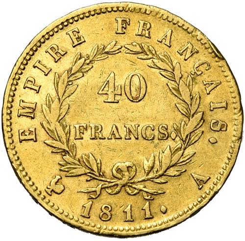 FRANCE, Napoléon Ier (1804-1814), AV 40 ... 
