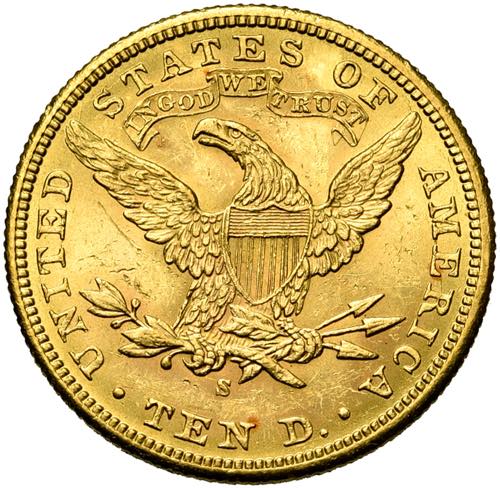 ETATS-UNIS, AV 10 dollars, 1902S. Fr. 160.