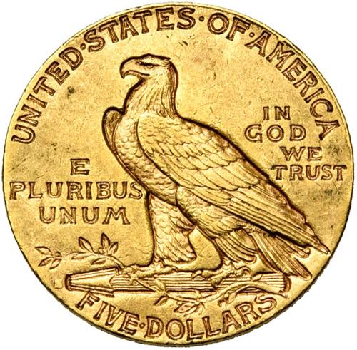 ETATS-UNIS, AV 5 dollars, 1912S. Fr. 150.