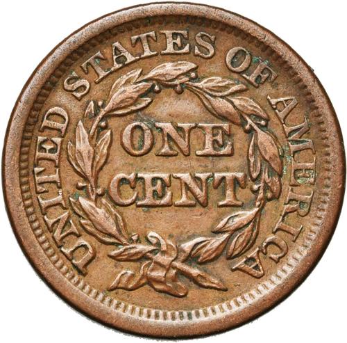 ETATS-UNIS, Cu 1 cent, 1853. K.M. 67. ... 