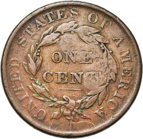 ETATS-UNIS, Cu 1 cent, 1837. K.M. 45. ... 