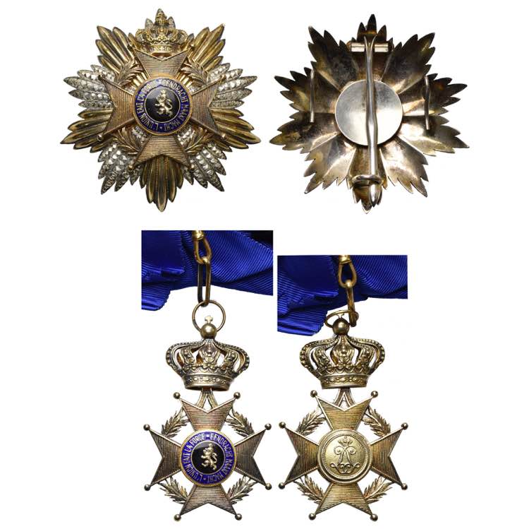 BELGIQUE, Ordre de Léopold II, ensemble de ... 
