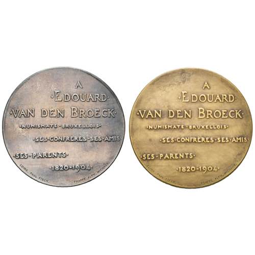 BELGIQUE, médaille, 1904, Devreese. Edouard ... 
