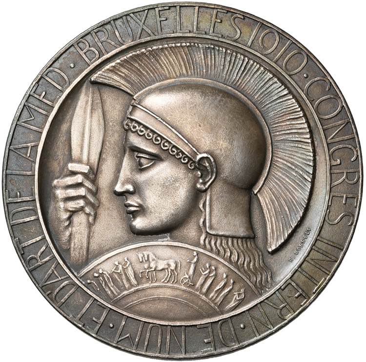 BELGIQUE, médaille, 1910, Devreese & ... 