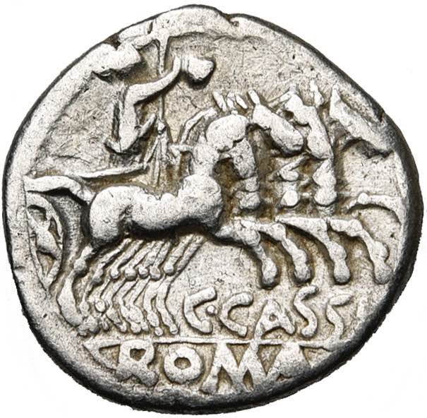 C. Cassius, AR denier, 126 av. J.- C., Rome. ... 