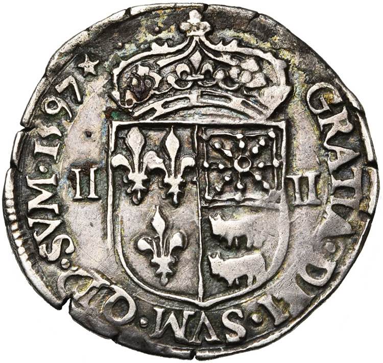 FRANCE, Royaume, Henri IV (1589-1610), AR ... 