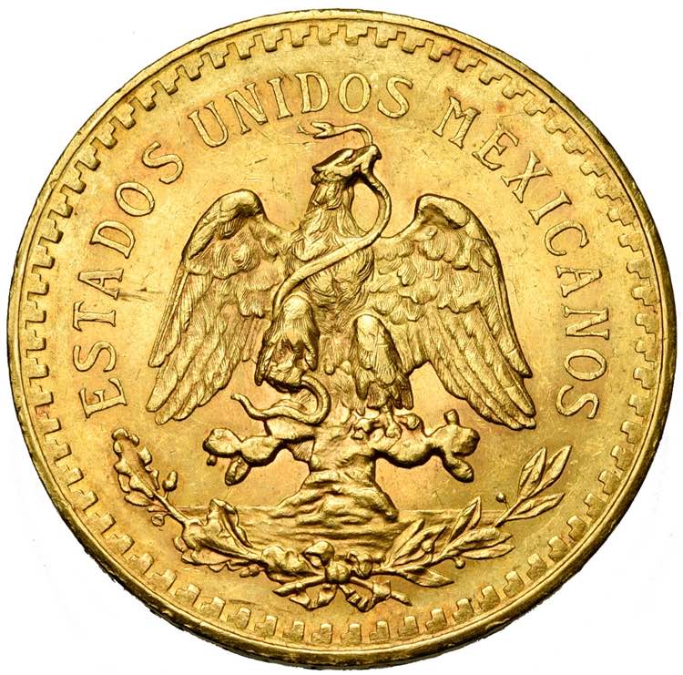 MEXIQUE, Etats-Unis (1905-), AR 50 pesos, ... 