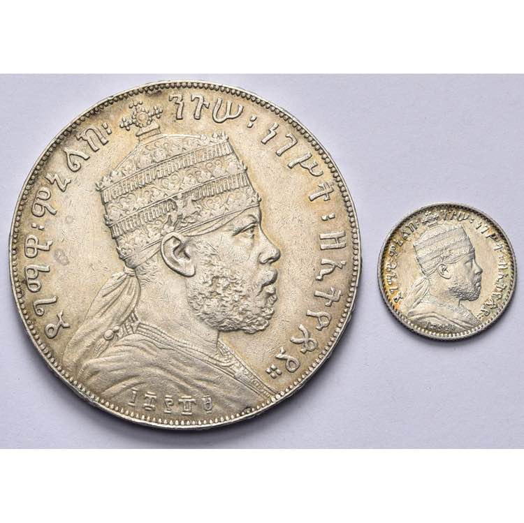 ETHIOPIE, Menelik II ... 