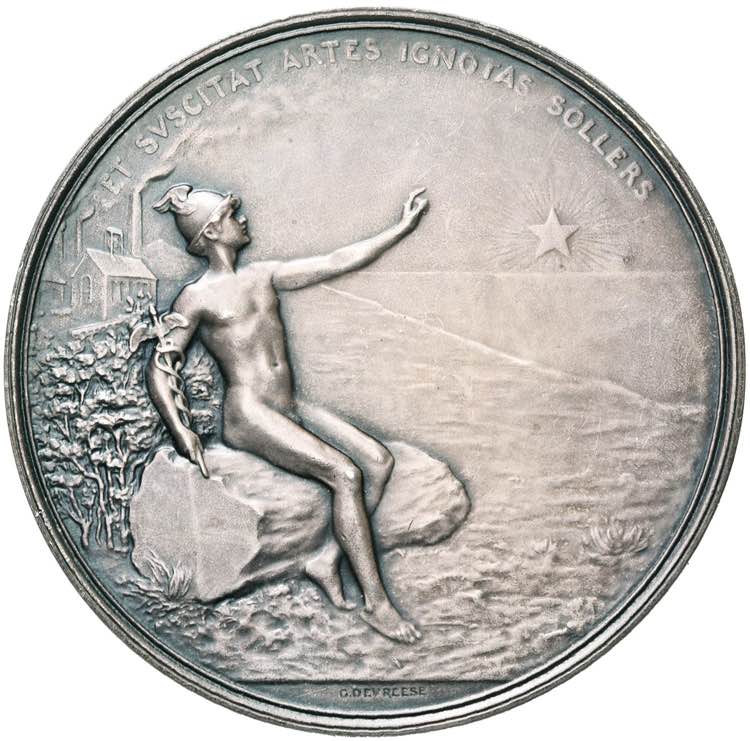BELGIQUE, AR médaille, 1922, Devreese. ... 