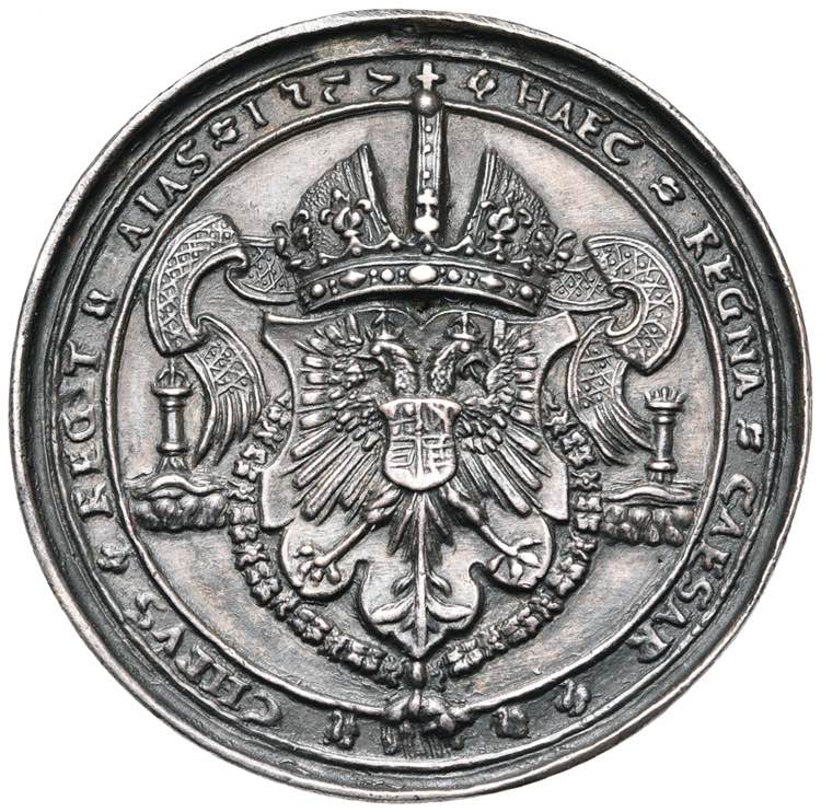 ALLEMAGNE, AR médaille, 1537, non signée ... 