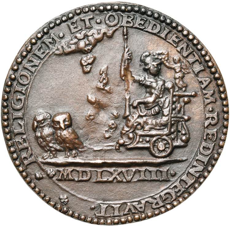 PAYS-BAS MERIDIONAUX, AE médaille, 1568 ... 