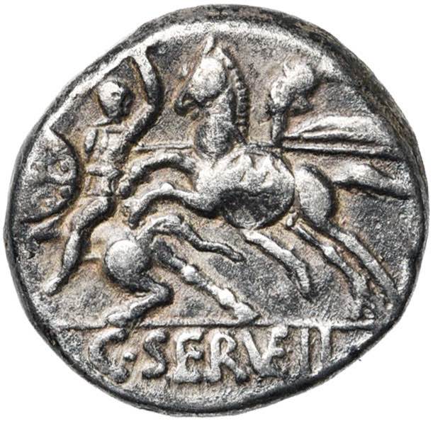 C. Servilius, AR denier, 82-80 av. J.-C., ... 