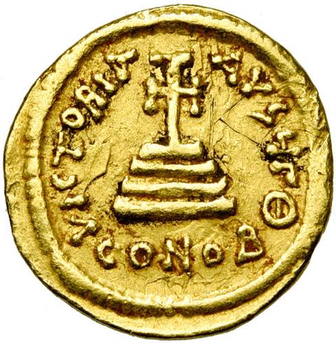Héraclius (610-641), AV solidus, 616-625, ... 