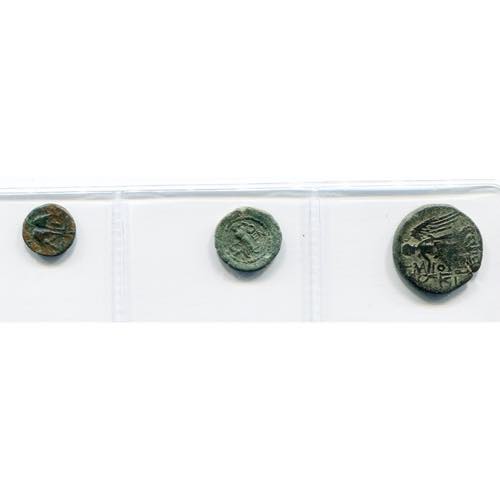 lot de 3 bronzes: Thrace, Apollonia Pontica, ... 