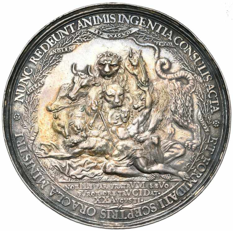 PAYS-BAS SEPTENTRIONAUX, AR médaille, 1672, ... 