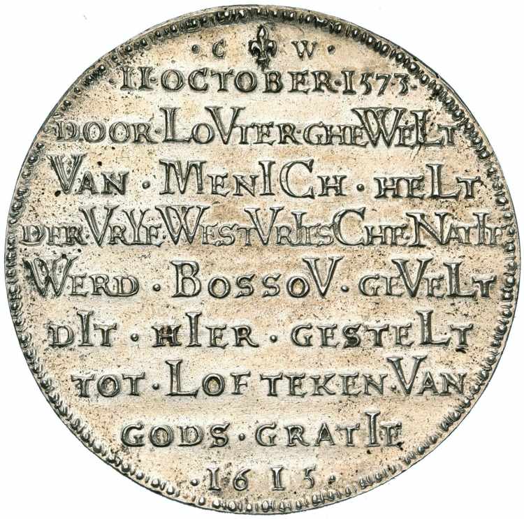 PAYS-BAS SEPTENTRIONAUX, AR médaille, 1615. ... 