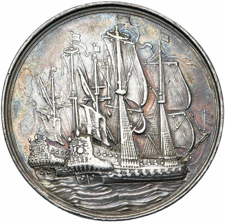 PAYS-BAS SEPTENTRIONAUX, AR médaille, 1667, ... 
