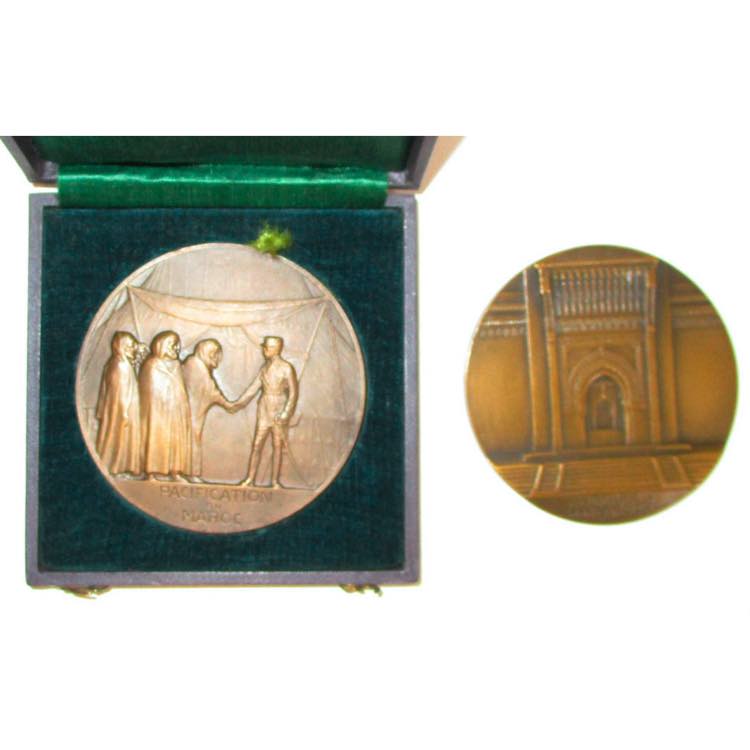 FRANCE, lot de 2 médailles en bronze: 1925, ... 
