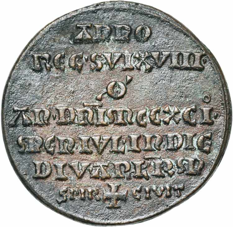 ALLEMAGNE, AE médaille, 1825, Becker. ... 
