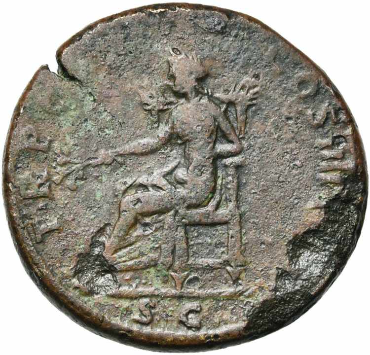 TRAJAN (98-117), AE sesterce, 101-102, Rome. ... 