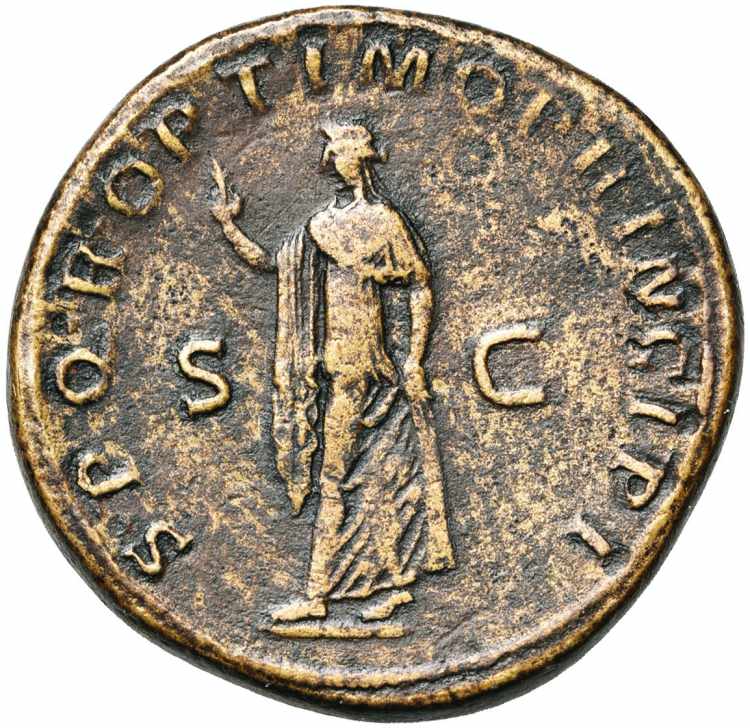 TRAJAN (98-117), AE sesterce, 104-111, Rome. ... 