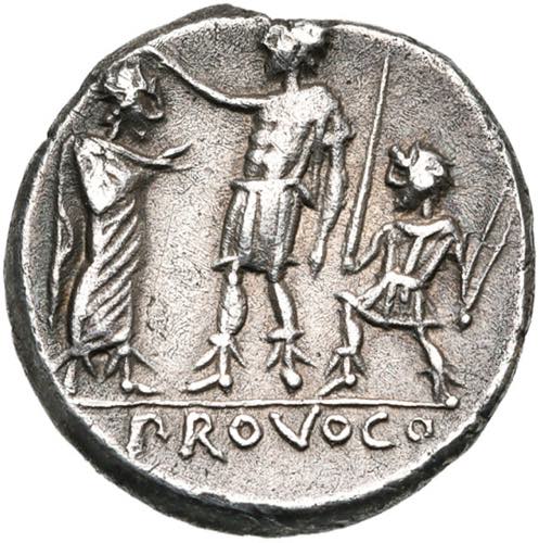 P. Porcius Laeca, AR denier, 110-109 av. ... 